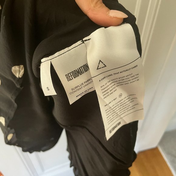 SOLD Reformation • Polka Dot Dress • Small - Picture 5 of 6